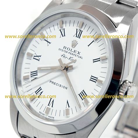 rolex air king bianco usato|Pre.